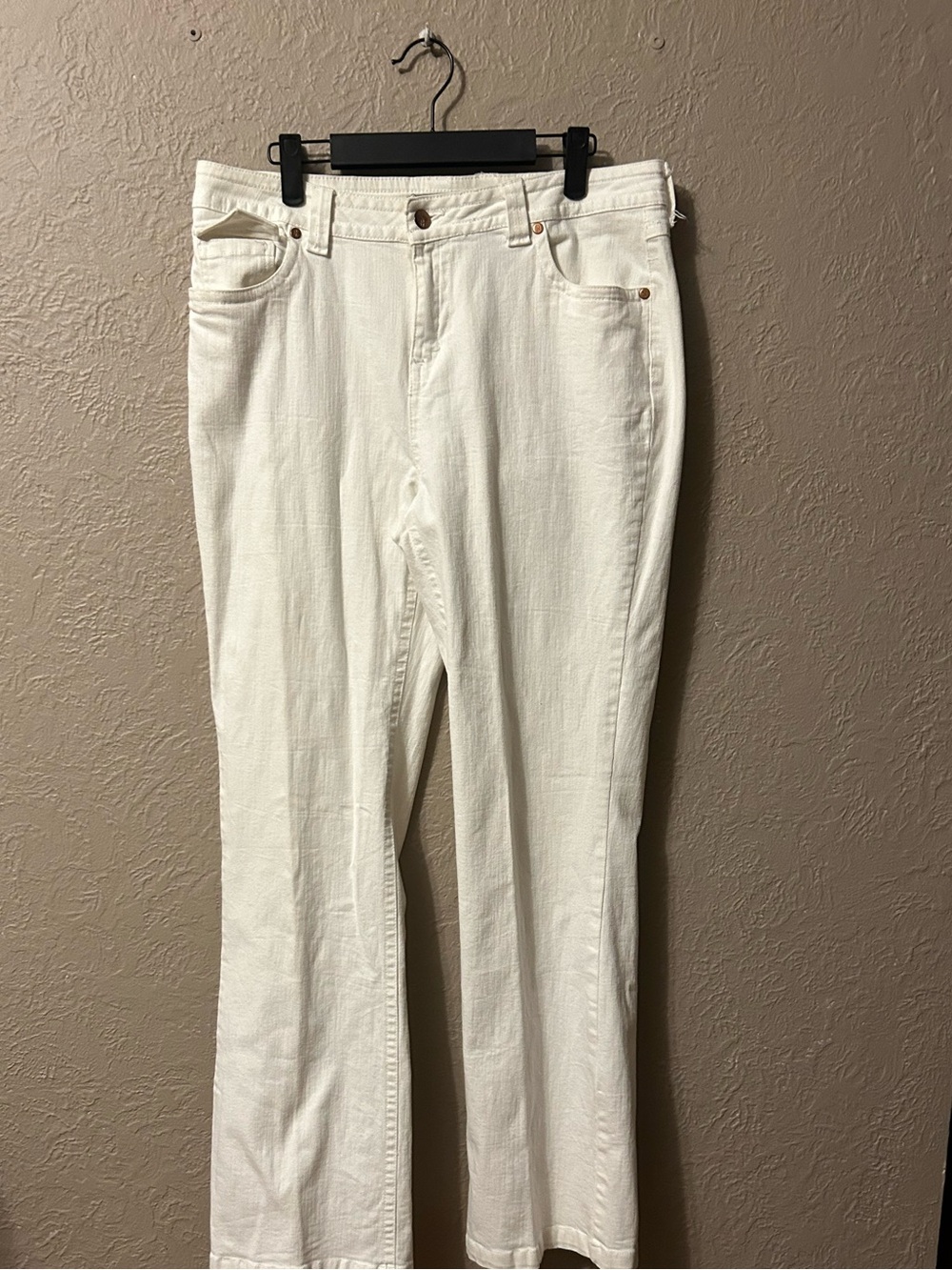 bill blass White Flare Jeans